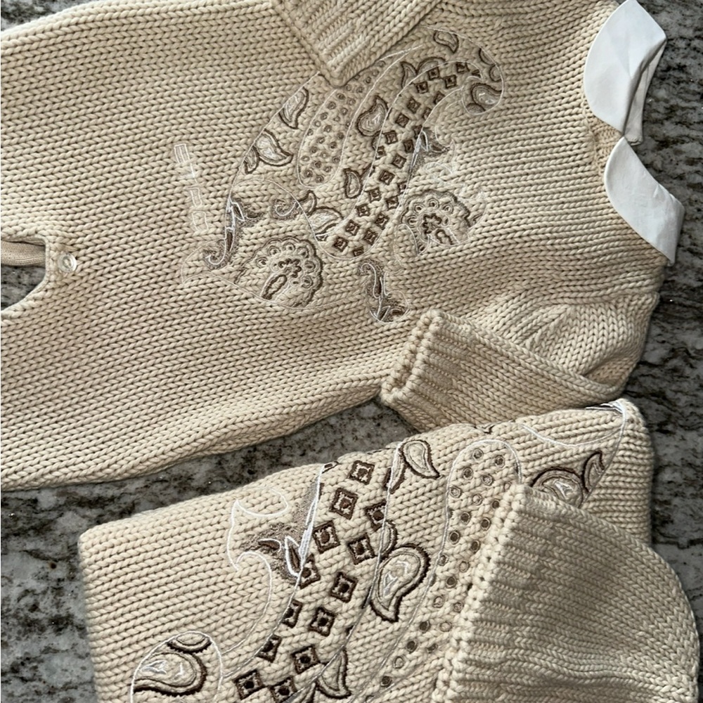 ETRO baby set NWT thick knit